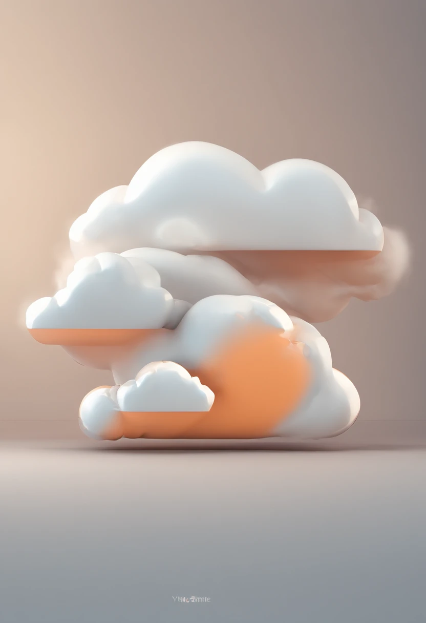 Make a minimalist cloud logo