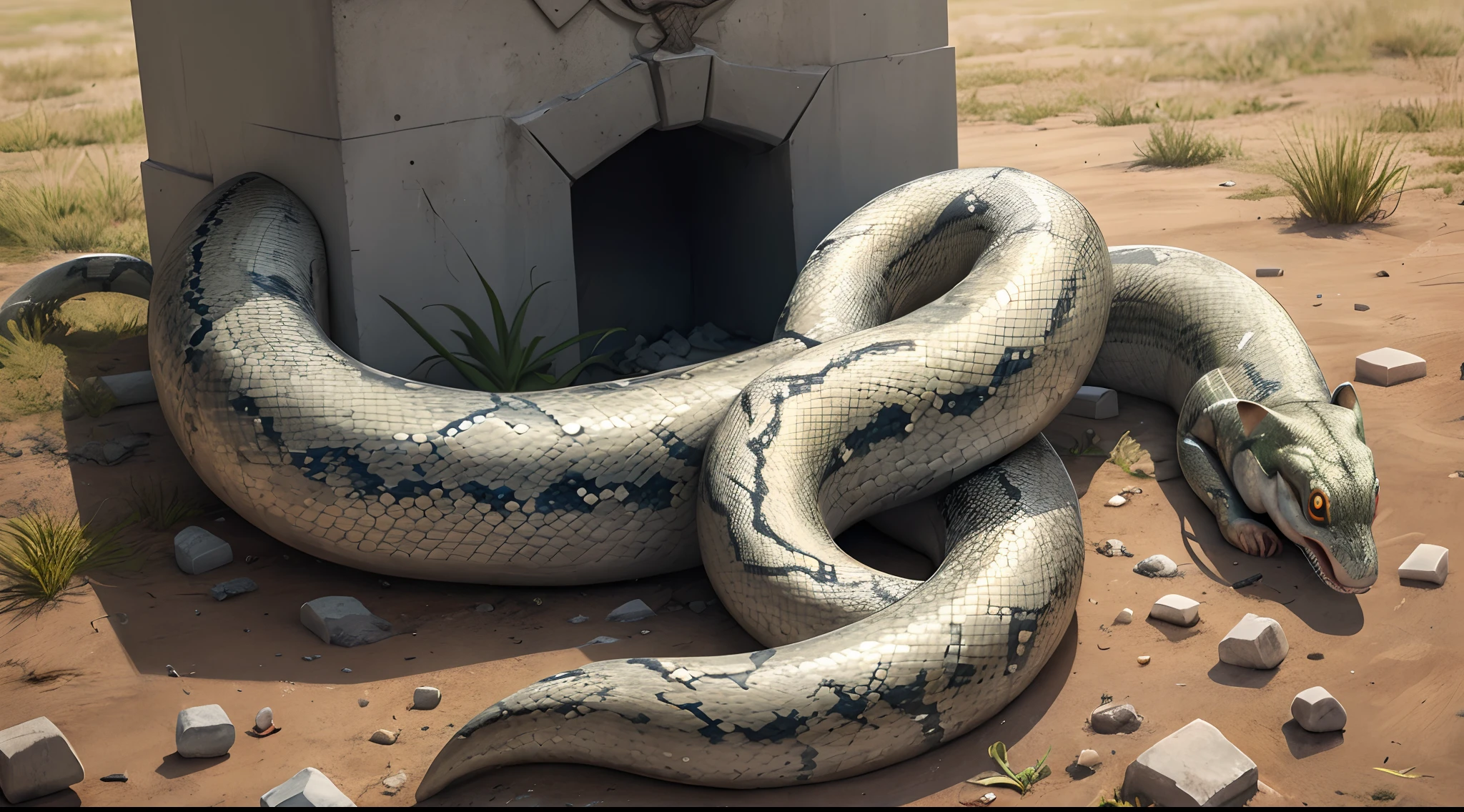 The Snake Inside the Grave