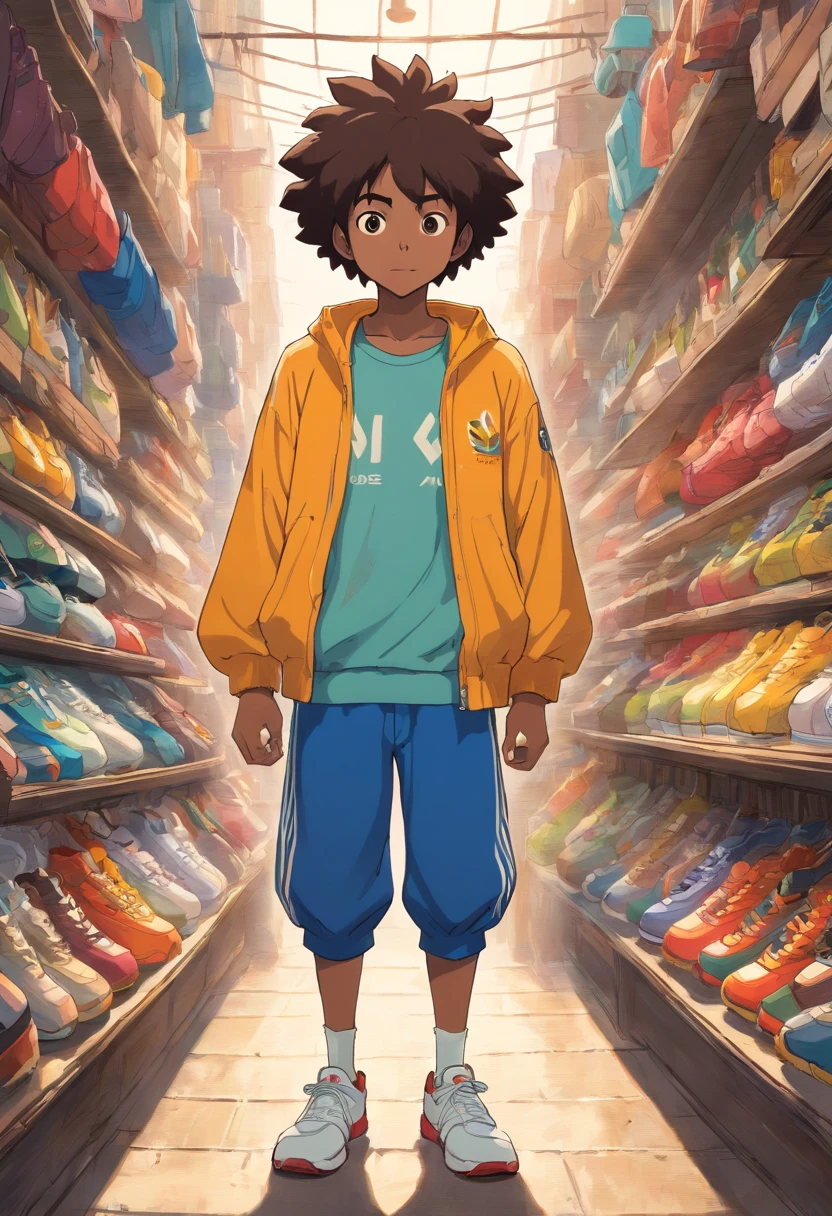 homem de origem afrodescendente com cabelo curto e usando roupas da adidas