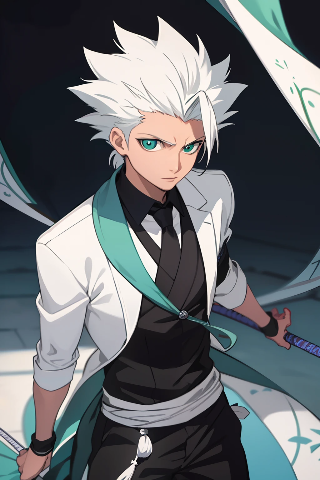 masterpiece, best quality, high quality, 1boy, solo, male focus, looking at viewer, upper body, hitsugaya_toushirou,