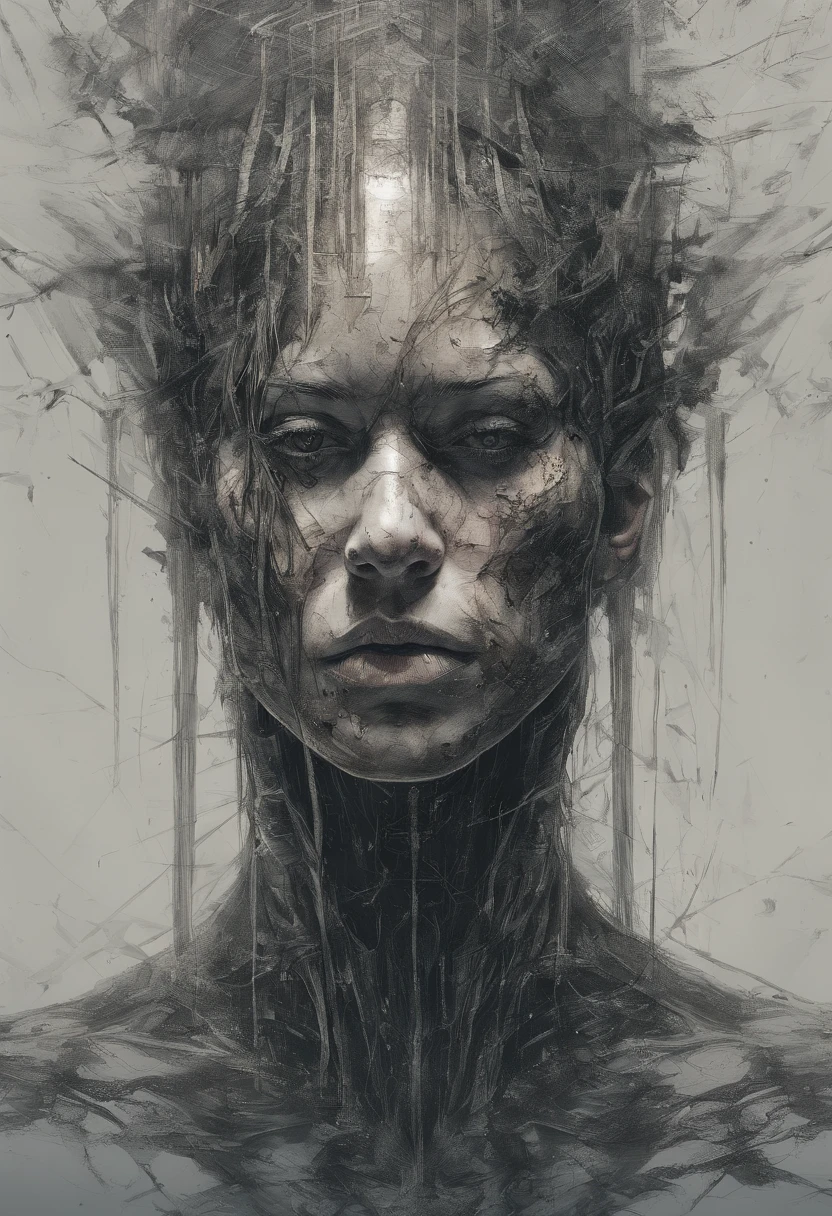 Aquaman, Perfect centralization, coelho (franco)de Donnie, Standing position, beleza abstrata, Centrado, looking at the camera, Facing the camera, nearing perfection, triste, desespero, corpo inteiro, hands on her head, Dynamic, altamente detalhado, liso, foco nítido, 8k, high-definition resolution, illustration, arte de Carne Griffiths e Wadim Kashin, fundo branco