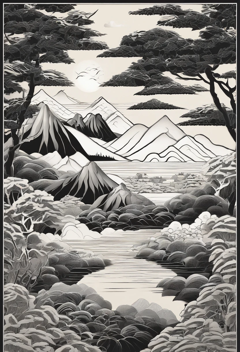 Complex illustration in paper cut art style,Great Wall of China,the great wall,best qualtiy,realisticlying,realisticlying,super-fine,highly elaborate carvings on ,