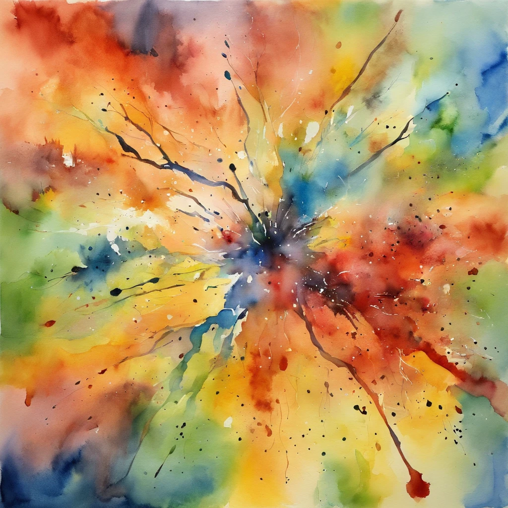A big explosion that churns the same style as meruem