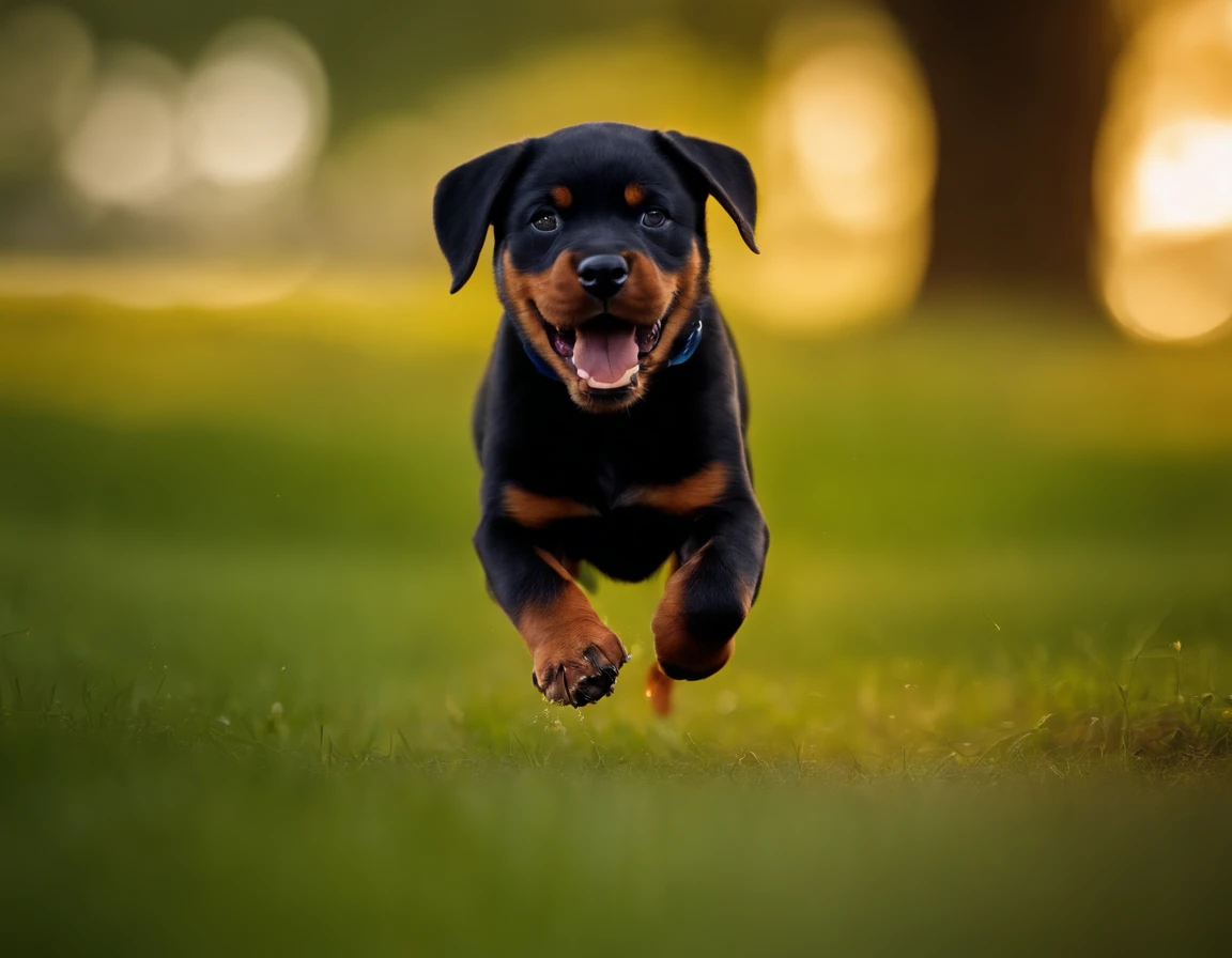 (a playful rottweiler puppy),(running and jumping with a ball),(by the riverside) prompt. (best quality,4k,8k,highres,masterpiece:1.2),ultra-detailed,(realistic,photorealistic,photo-realistic:1.37),HDR,UHD,studio lighting,extreme detail description,professional,vivid colors,bokeh,portraits