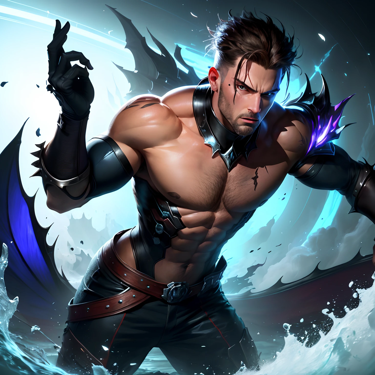 Dragoes entrelacados walpaper 4k