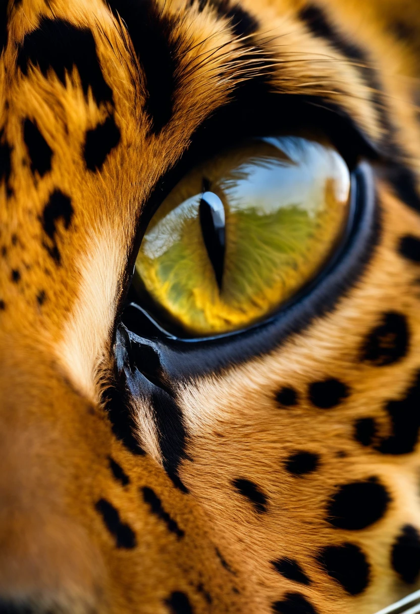 Image of a jaguar animal's eye