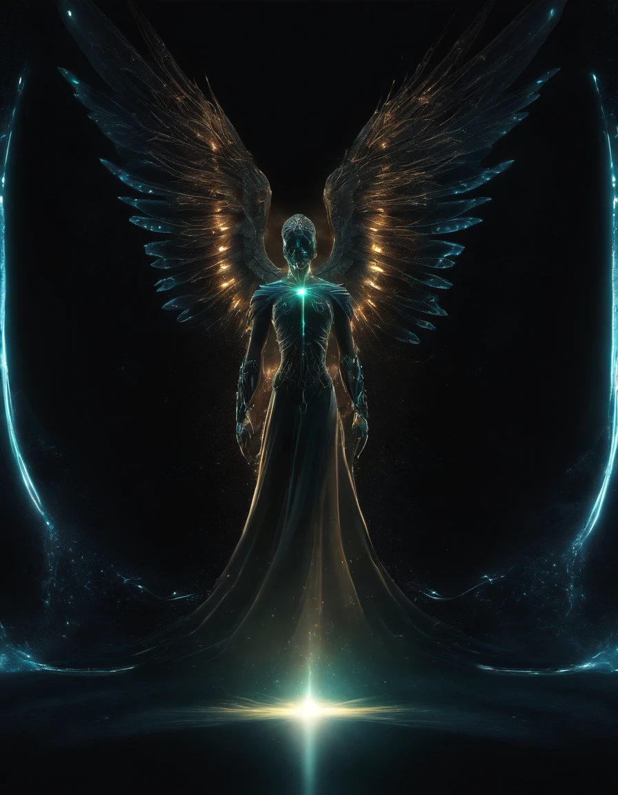 Cosmic Fallen Angel, glowing light eyes, Biomechanical, eerie, nightmarish, Very bright colors, Light particles, with light glowing, Mshiv, wallpaper art, UHD wallpaper  Cosmic Fallen Angel, glowing light eyes, Biomechanical, eerie, Creepy, nightmarish, Very bright colors, Light particles, with light glowing, Mshiff, wallpaper art, UHD wallpaper cosmic fallen angel, olhos claros brilhantes, Biomechanicals, estranho, assustador, Pesadelo, cores muito brilhantes, light particles, com luz brilhante, Mshiff, Arte do papel de parede, Papel de parede UHD