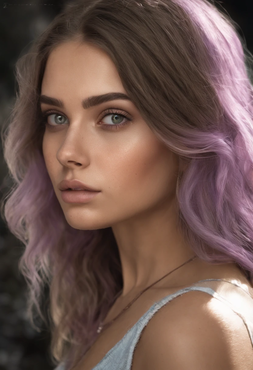 Mulher, 30 anos, modelo, Menina naturalmente bonita com olhos castanhos, ultra realistic, meticulosamente detalhado, Retrato Sophie Mudd, cabelos castanhos e olhos castanhos grandes , selfie de uma jovem mulher, Olhos do quarto, Violeta Myers, sem maquiagem, maquiagem natural, distraida, olhando para o lado, Rosto com ArtGram, maquiagem sutil, em um jardim