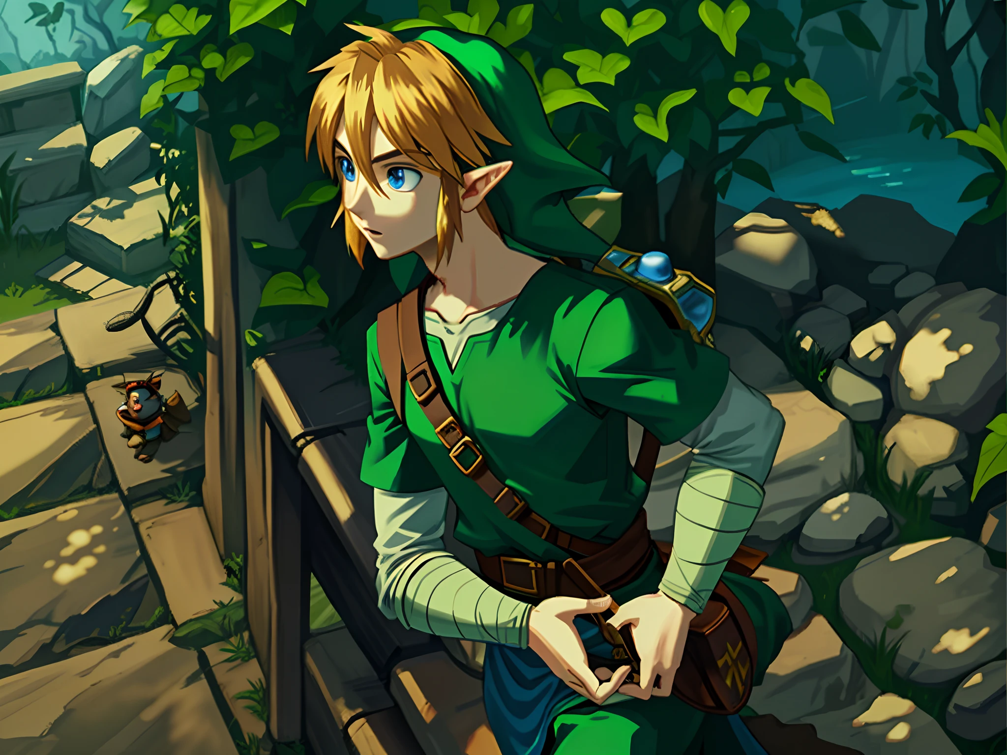 Link The legend of Zelda ocarina of time