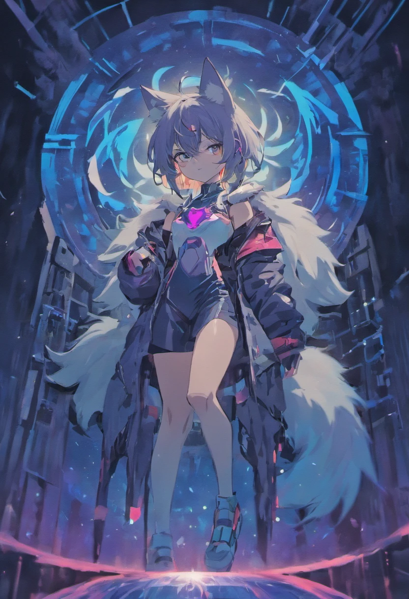 Black Fox, (White Body:1.3), (((masterpiece))), collar, (( Dragon Wings:1.45)), (headphones:1.4), short hair, black hair, blush, (headphones:1.55), ((Thigh High Socks, Femboy Clothing, Femboy Thigh Highs:1.2)), ((a blue eye left, a pink eyes right:1.55)), (((Femboy))), full body, ((womb tattoo, glowing tattoo:1.52)), ((guy look like women:1.52)), (fox tail:1.52), Full HD, 8K, ((short pant, Hoodie crop:1.52)), ((underwear:1.45)), ((full moon, blue moon:1.45)) public, (small breasts:1.35), (Trap:1.55), (shy:1.55), (underwear keyhole:1.57),