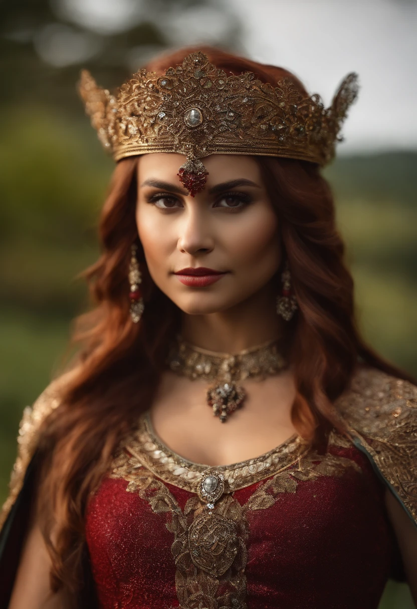 ((master part,melhor qualidade)) , sozinho, pele cinzenta, 1st grade, , do lado, cabelo ardente vermelho, breastplate, armadura, | cinematic composition, tema escuro, fogo vermelho, | Bokeh, profundidade de campo, cinematic composition, |