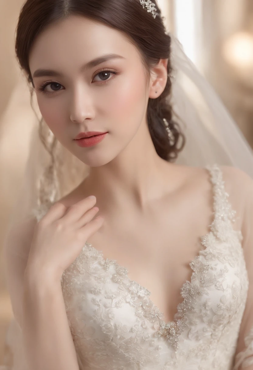 Best quality, Masterpiece, high resolucion, 1fille,Wedding dress China,ornement de cheveux,collier, joaillerie,beau visage,sur_corps, Effet Tyndall,photoreallistic, Studio sombre, Rim Lighting, two tone lighting,(very detailed skin:1.2), 8K UHD, DSLR, softlighting, High quality, volumeric lighting, candid, Photographier, High resolution, 4K, 8k, Bokeh