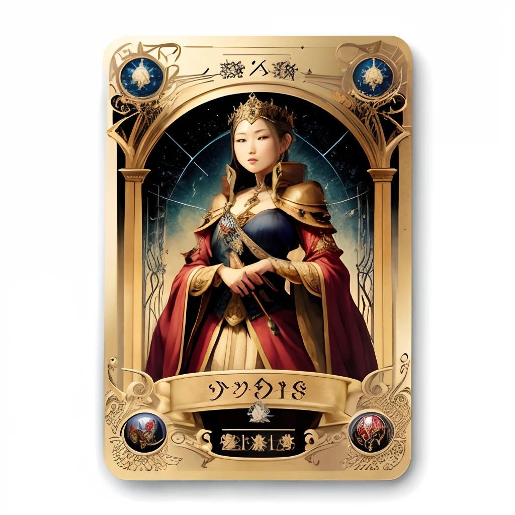 Tarot Cards、Empress's cards in a fantastic baroque style