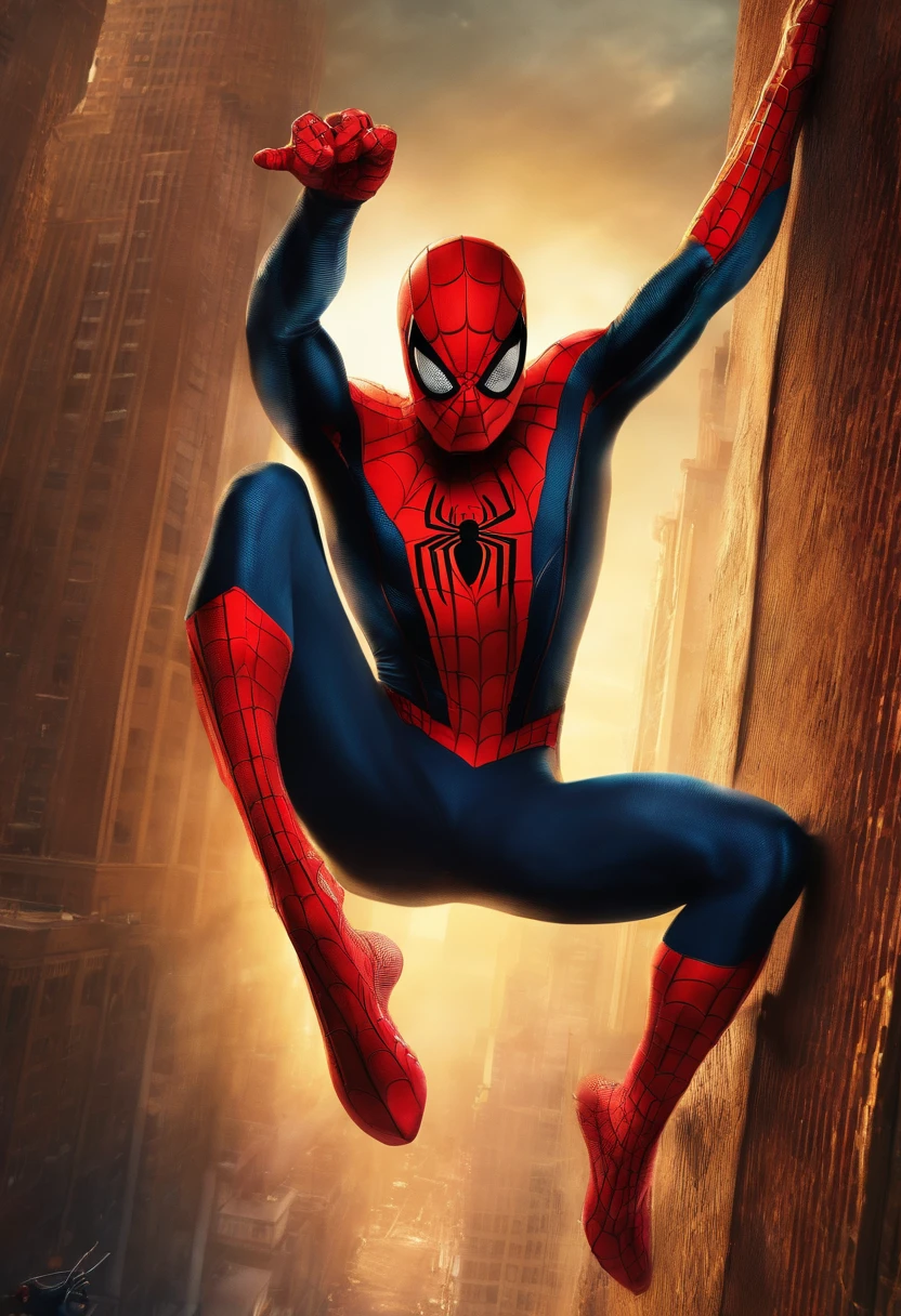 Spider man looking like thor