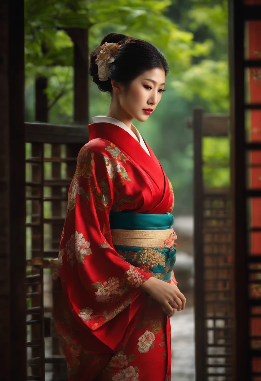 Japanese woman, gorgeous, photorealistic beautiful.