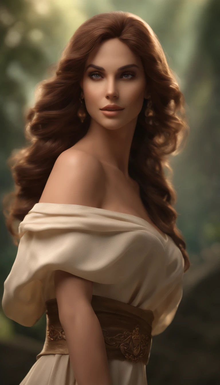 (Professional 3D rendering:1.3) ((corpo inteiro de uma elfa)) (Realistic:1.3) Foto de arte mais bonita do mundo,(((brown hair))), ((olhos castanhos detalhados)), morena, Mediterranean face, beautiful face, caucasiana,corpo inteiro, movimento, Soft and bright features, ((Epic Fantasy Elf Long Hair in Dynamic Pose,fantastic location, majestoso ambiente desordenado)), corpo inteiro 8k unidade render, action shot, poros da pele, sombreamento pesado, circunstanciado, Rosto detalhado, (vibrante, fotografia realista, Realistic, Dramatic, Escuro, foco nítido, 8k), (Escamas de Peixe:1.4), ((((elfa e elfo)))), (intrincado:1.4), decadente, (altamente detalhado:1.4), pintura digital, rendering by octane, art stations, Conceito-Arte, liso, foco nítido, illustration, germe da arte, (Loish:0.23), (global ilumination, studiolight, Light Volumetric),fantasia,CGSesociedade,art stations