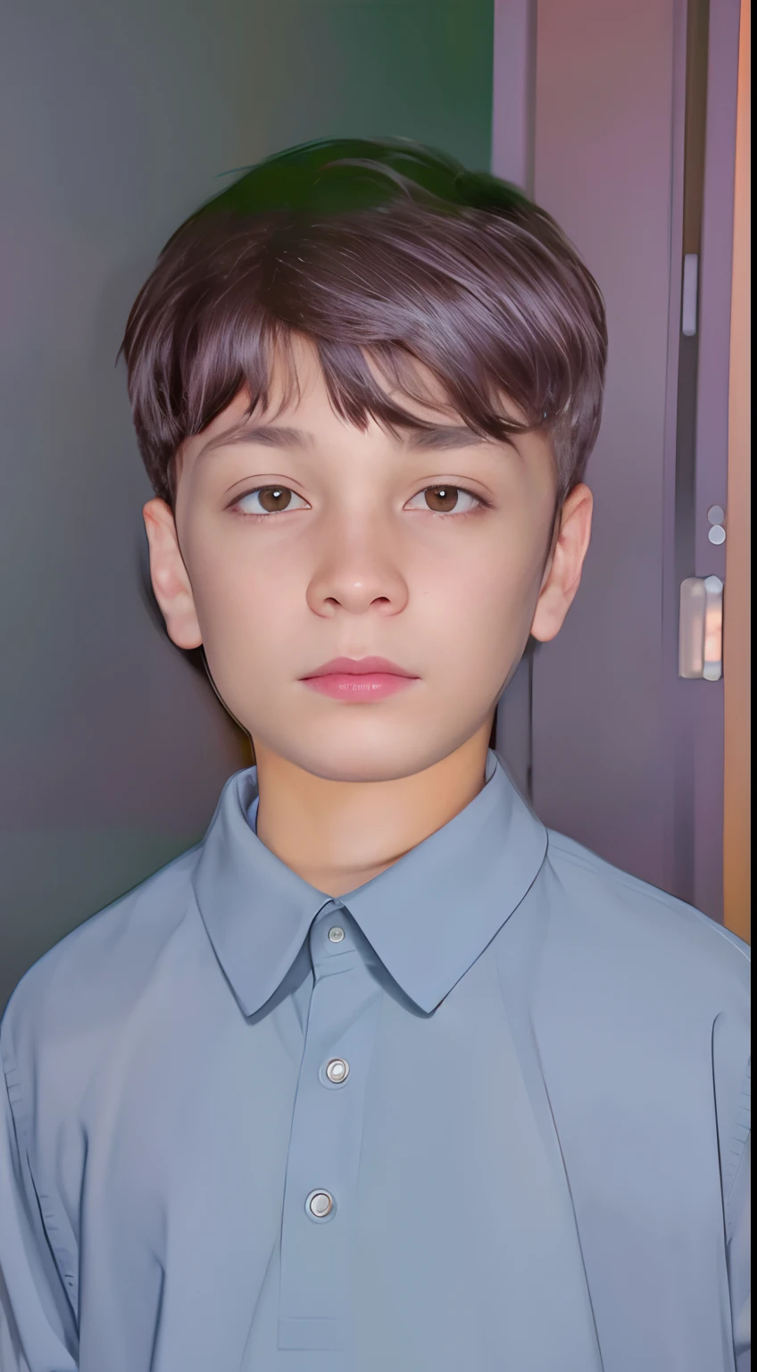 A boy with car future stick background realistic face 8k