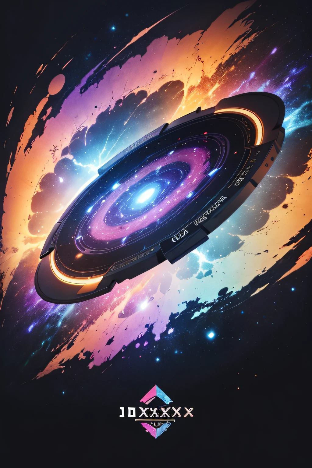 Certo, agora remova o texto escrito na parte de baixo e coloque Galaxar Paradox