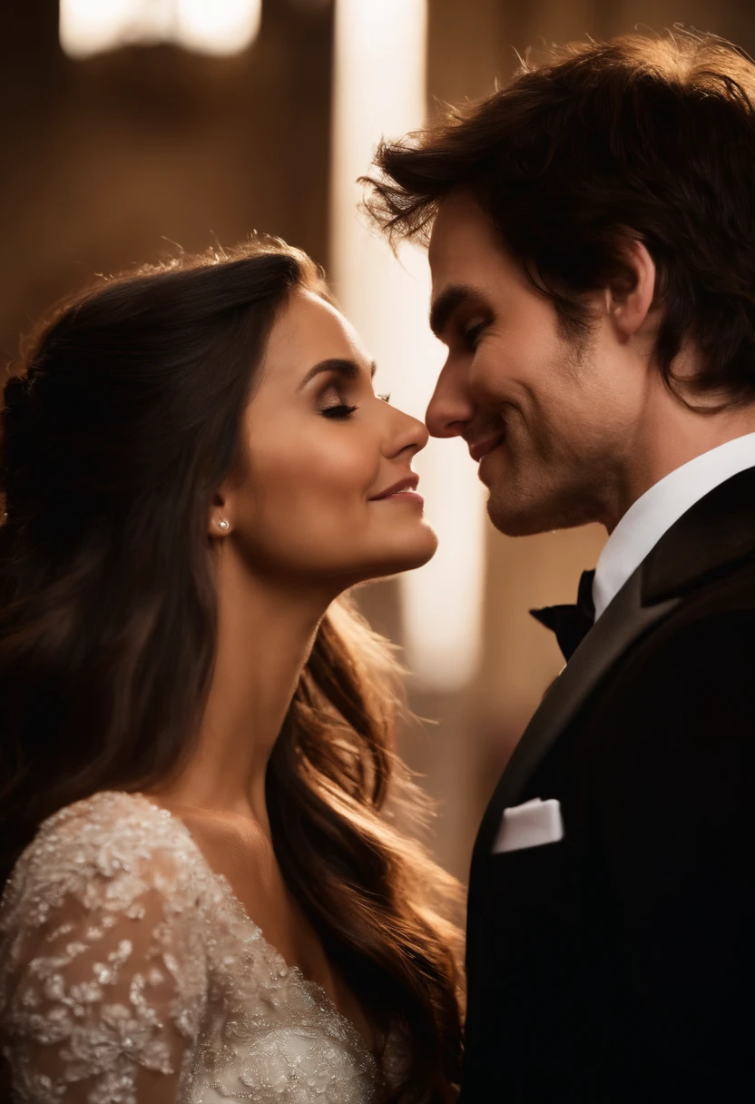 Ian Somerhalder e Nina Dobrev casando