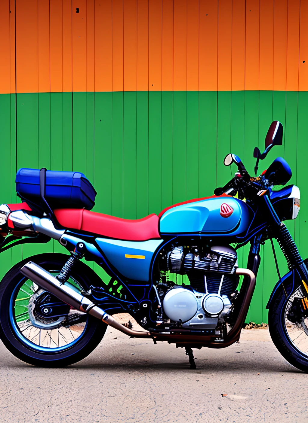 Moto Fan 150 ano 2011 cor de vinho foto realista