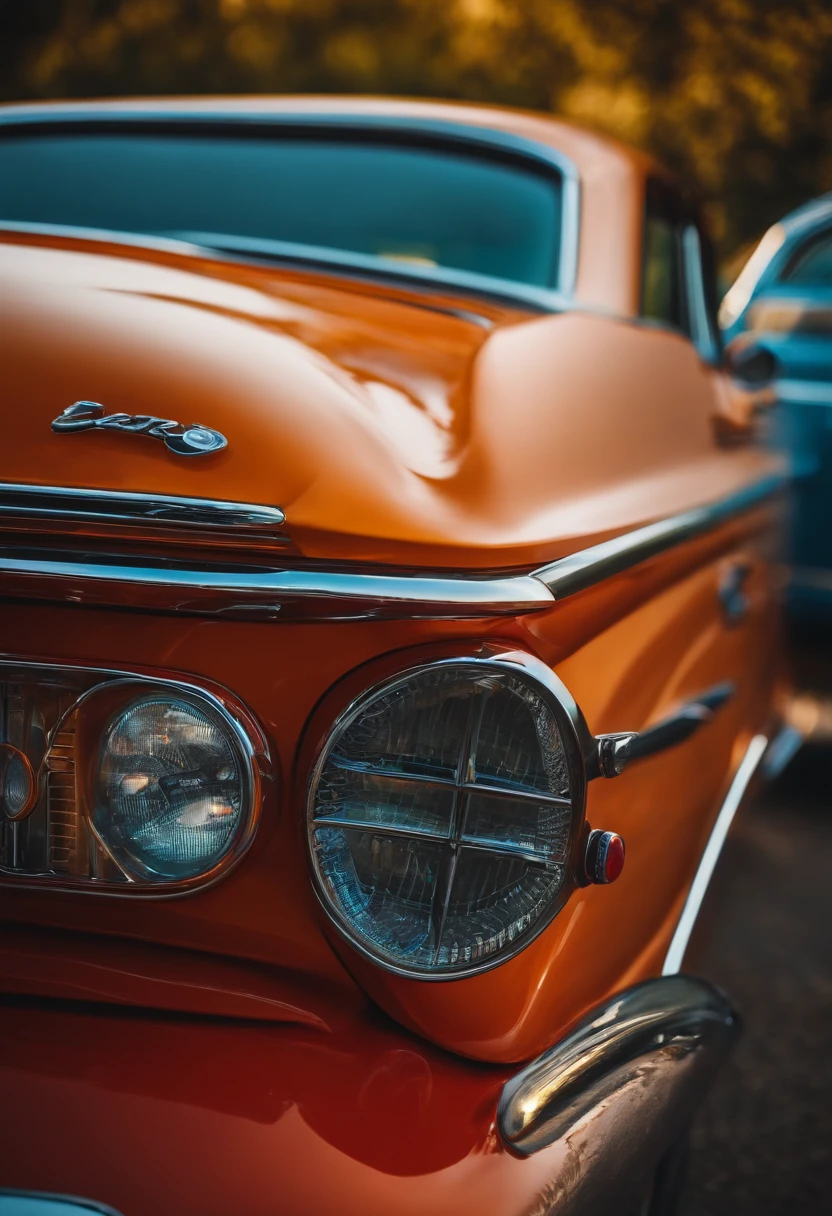 Carro antigo esportivo