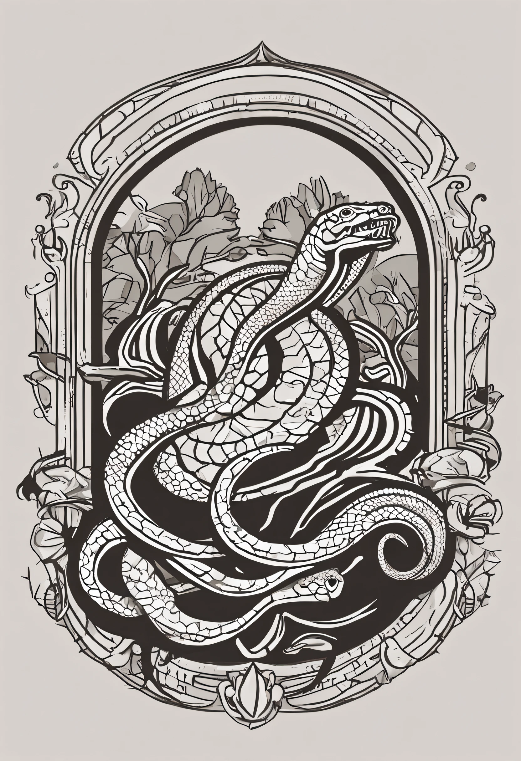 Claro! Here is an example of a prompt to create a logo for the brand "Serpents" with the image of two snakes making a circle:
"You're a talented logo designer, in charge of creating a logo for the brand "Serpents". The brand is inspired by snakes and wants to convey a mysterious image, intrigante e elegante. Your task is to create a logo that features two snakes, ambas em uma postura curvada, forming a perfect circle. As cobras devem ser estilizadas de forma a parecerem sofisticadas e poderosas, Standing out in a unique way. Make sure the snakes intertwine harmoniously, com detalhes sutis, como escamas e olhos expressivos, para adicionar um toque de realismo. As cores podem ser escolhidas de acordo com a sua criatividade, but considering tones that convey the essence of snakes, como verdes, pretos ou tons de terra. O logo deve ser limpo, readable and scalable, as it will be used on various platforms and various materials. Surpreenda-nos com sua habilidade e criatividade, creating a stunning logo that captures the mysterious and elegant essence of the Serpents brand, with two snakes forming a mesmerizing circle!”