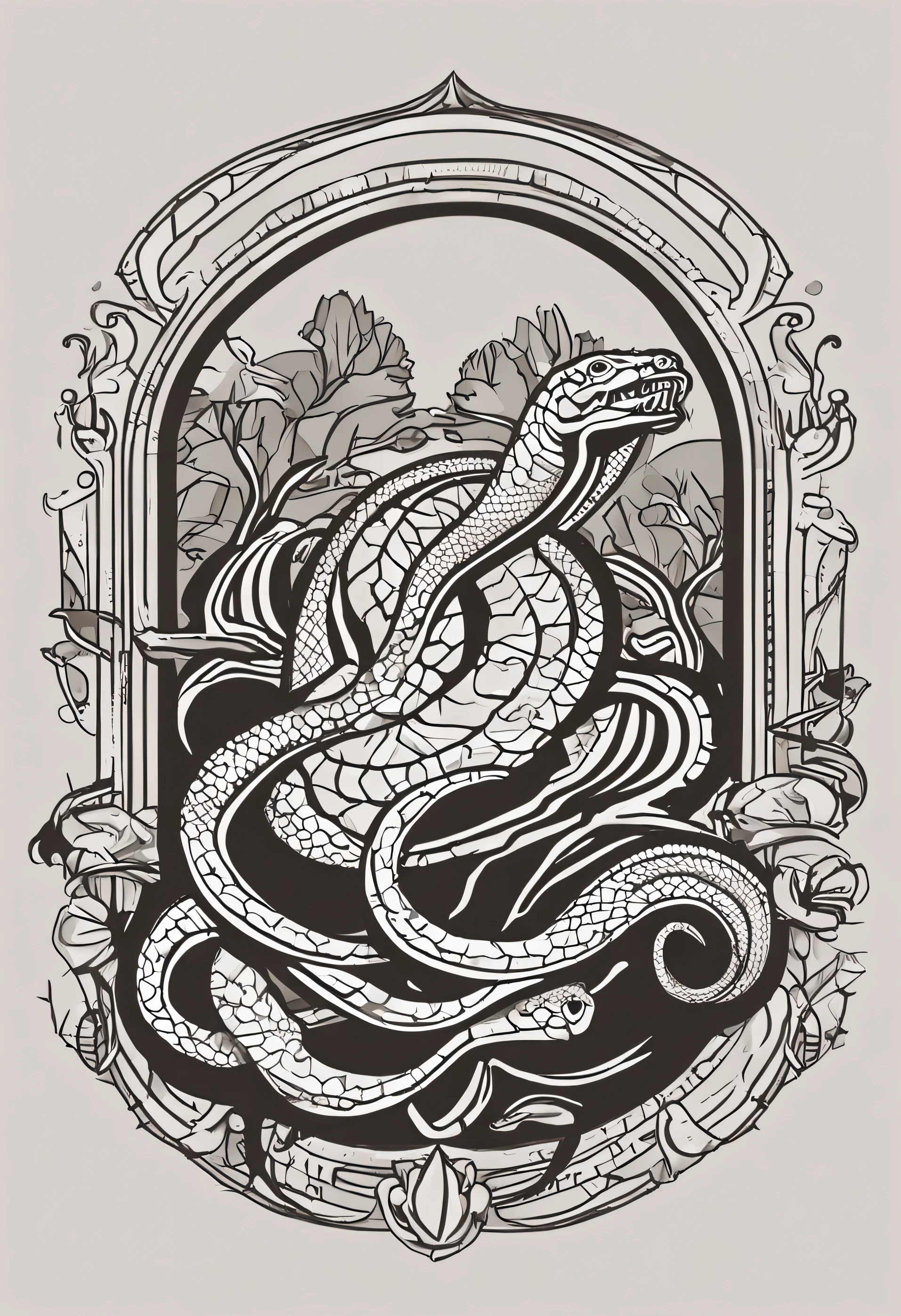 Claro! Here is an example of a prompt to create a logo for the brand "Serpents" with the image of two snakes making a circle:
"You're a talented logo designer, in charge of creating a logo for the brand "Serpents". The brand is inspired by snakes and wants to convey a mysterious image, intrigante e elegante. Your task is to create a logo that features two snakes, ambas em uma postura curvada, forming a perfect circle. As cobras devem ser estilizadas de forma a parecerem sofisticadas e poderosas, Standing out in a unique way. Make sure the snakes intertwine harmoniously, com detalhes sutis, como escamas e olhos expressivos, para adicionar um toque de realismo. As cores podem ser escolhidas de acordo com a sua criatividade, but considering tones that convey the essence of snakes, como verdes, pretos ou tons de terra. O logo deve ser limpo, readable and scalable, as it will be used on various platforms and various materials. Surpreenda-nos com sua habilidade e criatividade, creating a stunning logo that captures the mysterious and elegant essence of the Serpents brand, with two snakes forming a mesmerizing circle!”