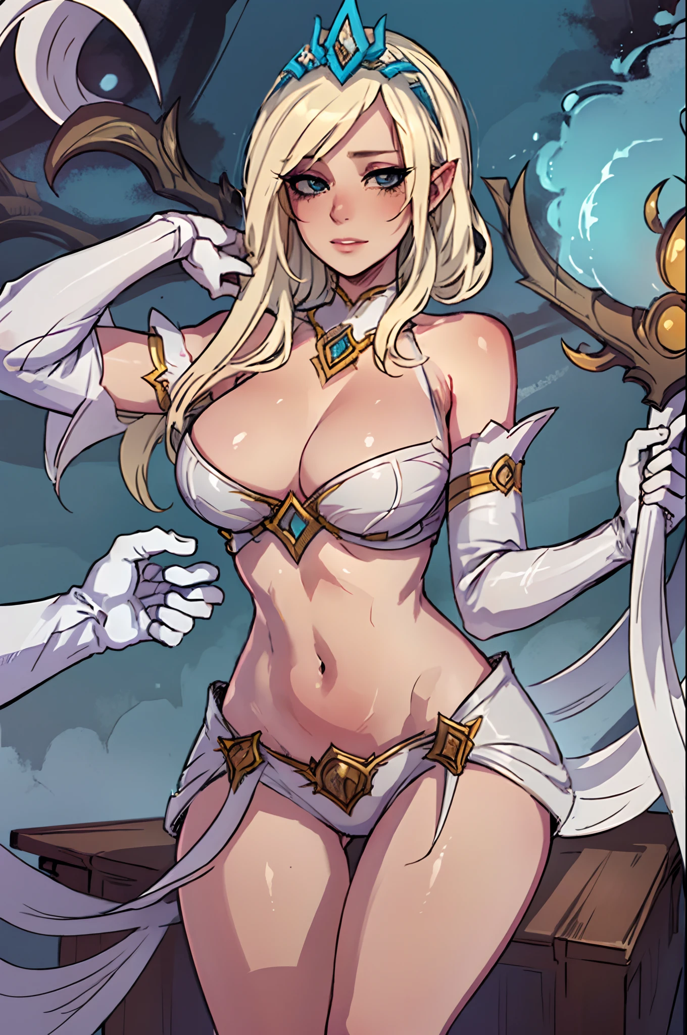 (masterpiece, best quality), intricate details, (masterpiece, best quality), intricate details, artstation, wallpaper, official art, splash art, sharp focus, 1girl, janna \(league of legends\), face portrait