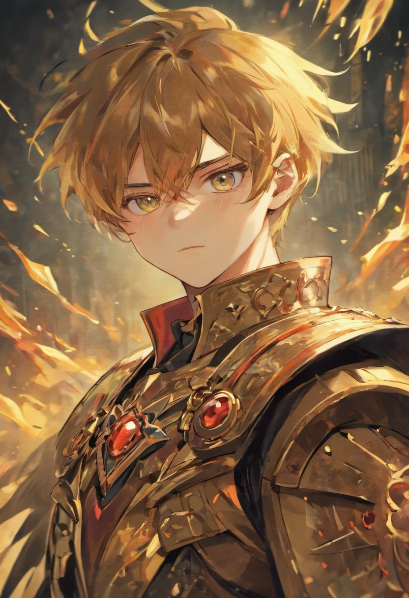 (best quality,highres:1.2), Homme de face, detailed face and expression, striking eyes, well-groomed facial hair, beautiful costume and armors, intricate details, vibrant colors, realistic lighting, powerful stance, high-level craftsmanship, professional portrait style