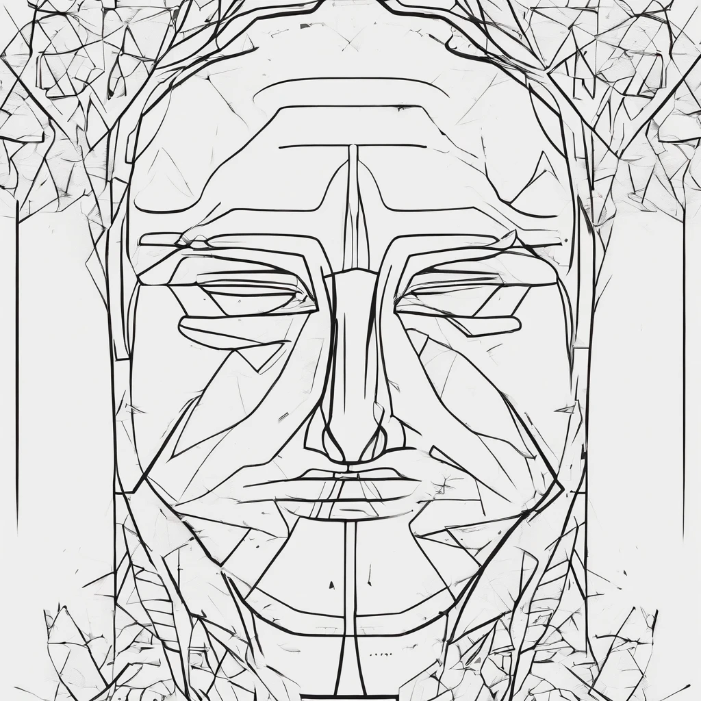 Face Split down the middle