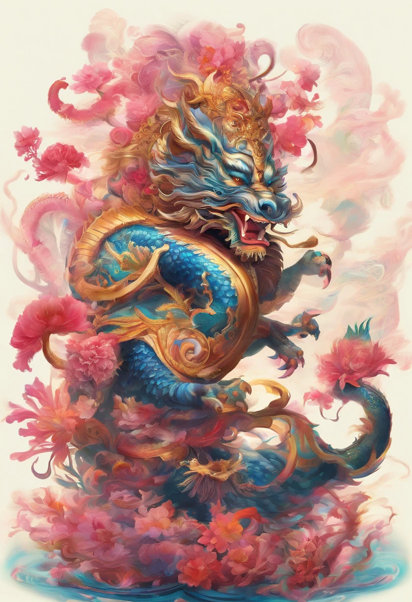 mitologia chinesa,Pixiu,O detalhe,super-fino,Ultra foto realsisim,hyper-realistic,Obras de mestres,8K Wind Resolution,Renderizador OC,