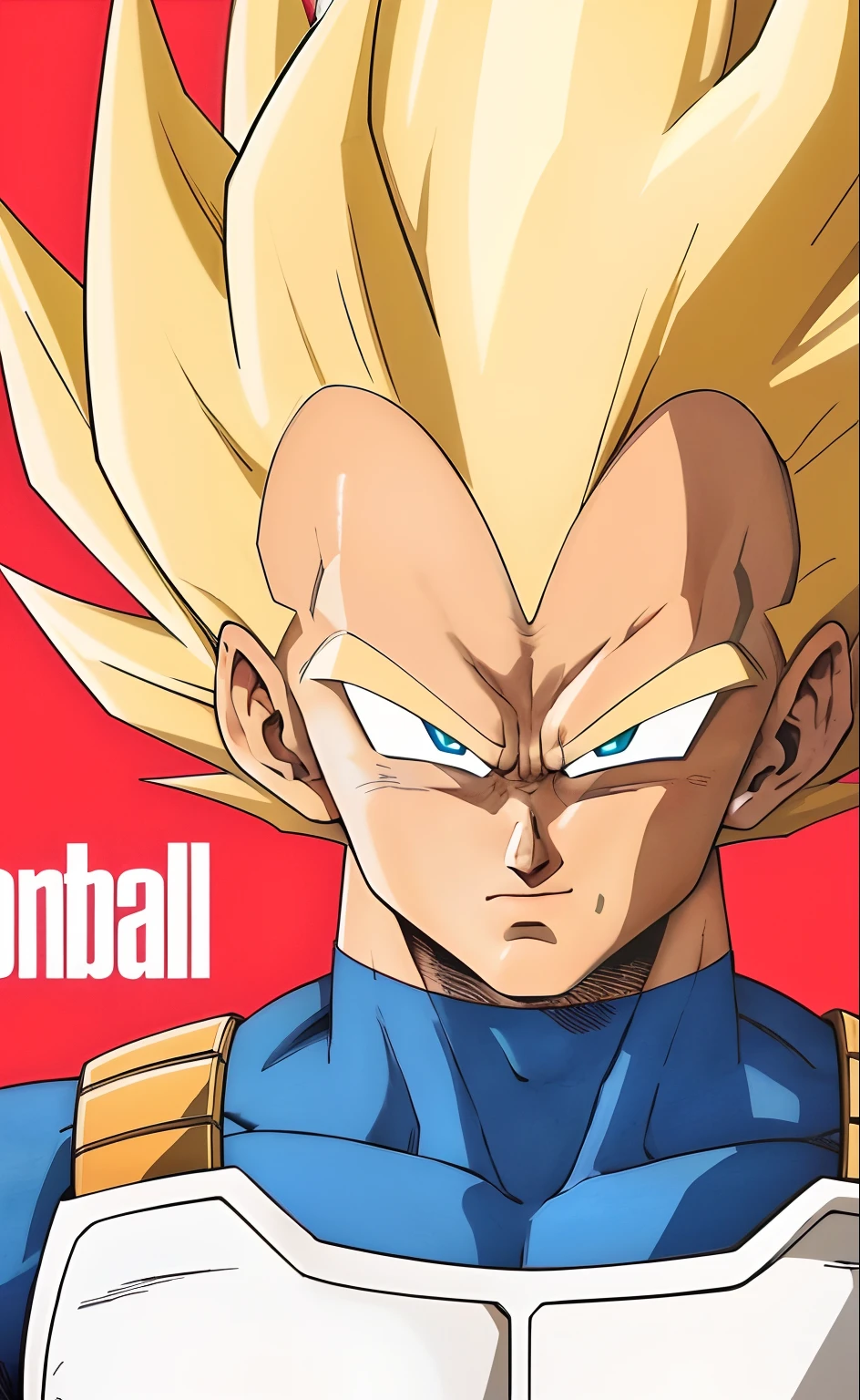 Hyperrealistic version of Vegeta, hyperdetailed, hyperrealistic