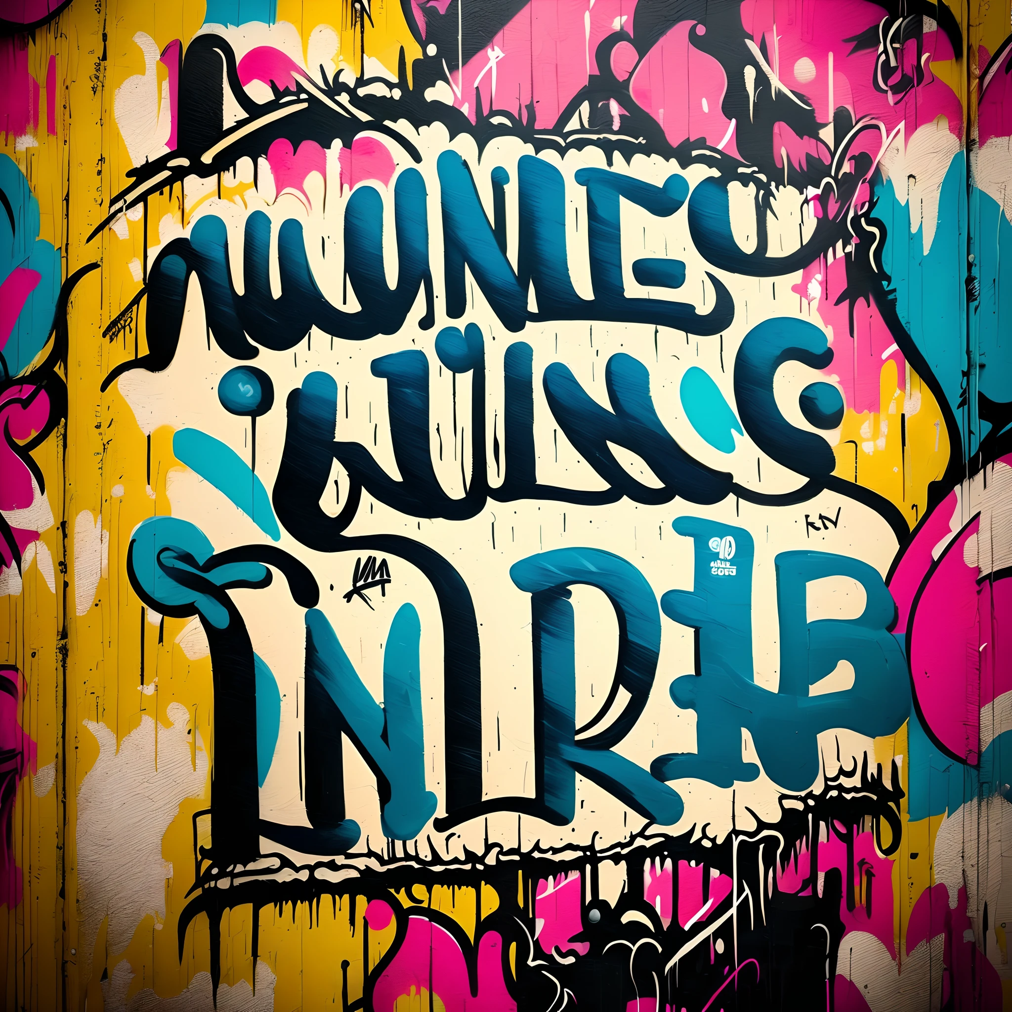 Faca um banner que tenho um grafitando em uma parede a frase ,"21st edition of Exposchimtd".