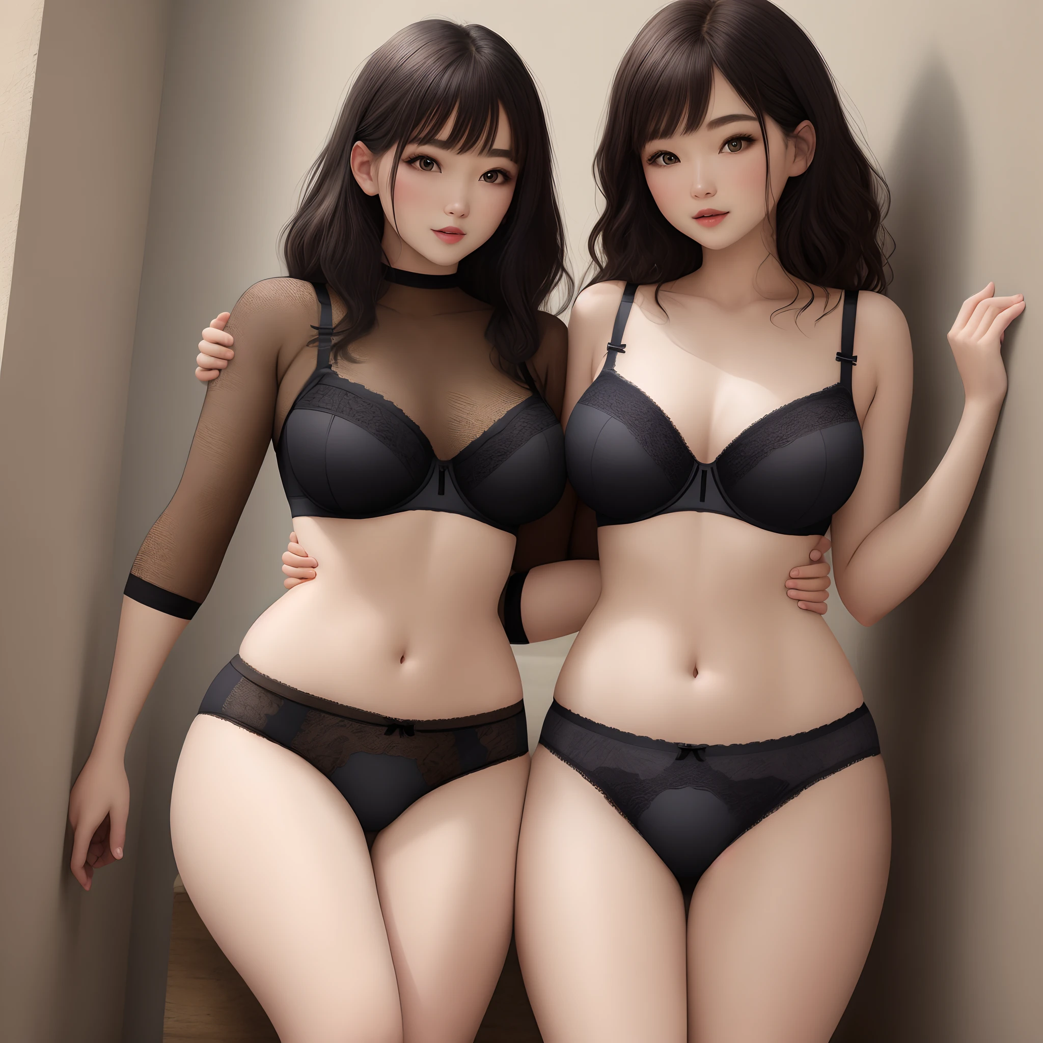 Women's underwear，black in color，Authentic texture