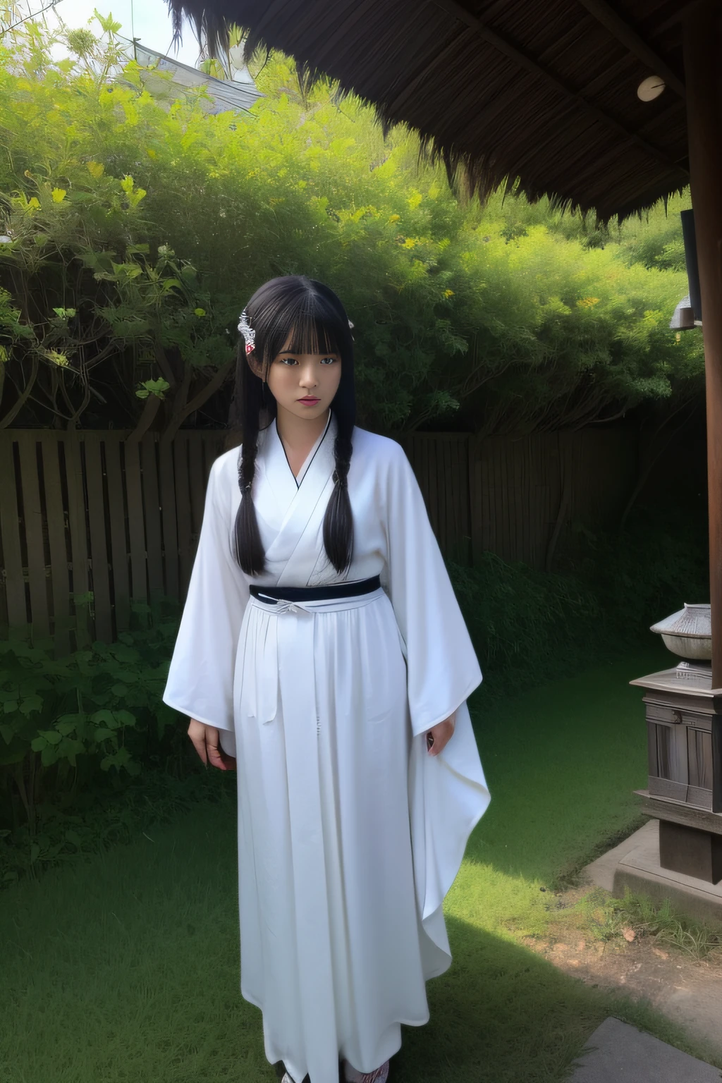 (masterpiece、high-level image quality、hightquality)、(The ghost of a young beauty)、Female Ghost Story,(Japan Ghost Story、Spirit、Psychic phenomena)、Stray Spirits、Amazing beauty、爆乳、Excellent style、Mind-boggling images、She looks like a model actress in Japan.Glossy、full body Esbian、Release cold air、Chill、 Beauty Yokai、Fanciful.lantern、canny、vhorrified、Japanese houses、Darkness of the night、((fiction、Horror Pictures、ghosts、aura、Psychic Photography))、(The spirit of resentment、The spirit of hatred、Evil Spirit、Angries Spirit),Cemetery of Japan、Japan hell、(Kindaichi Kosuke's Suspense World),(The structure of the human body is accurate、Ghosts also have legs),(Thinking about life after death、Most ghost stories and ghost stories in horror works are fiction、Clear grudges)、