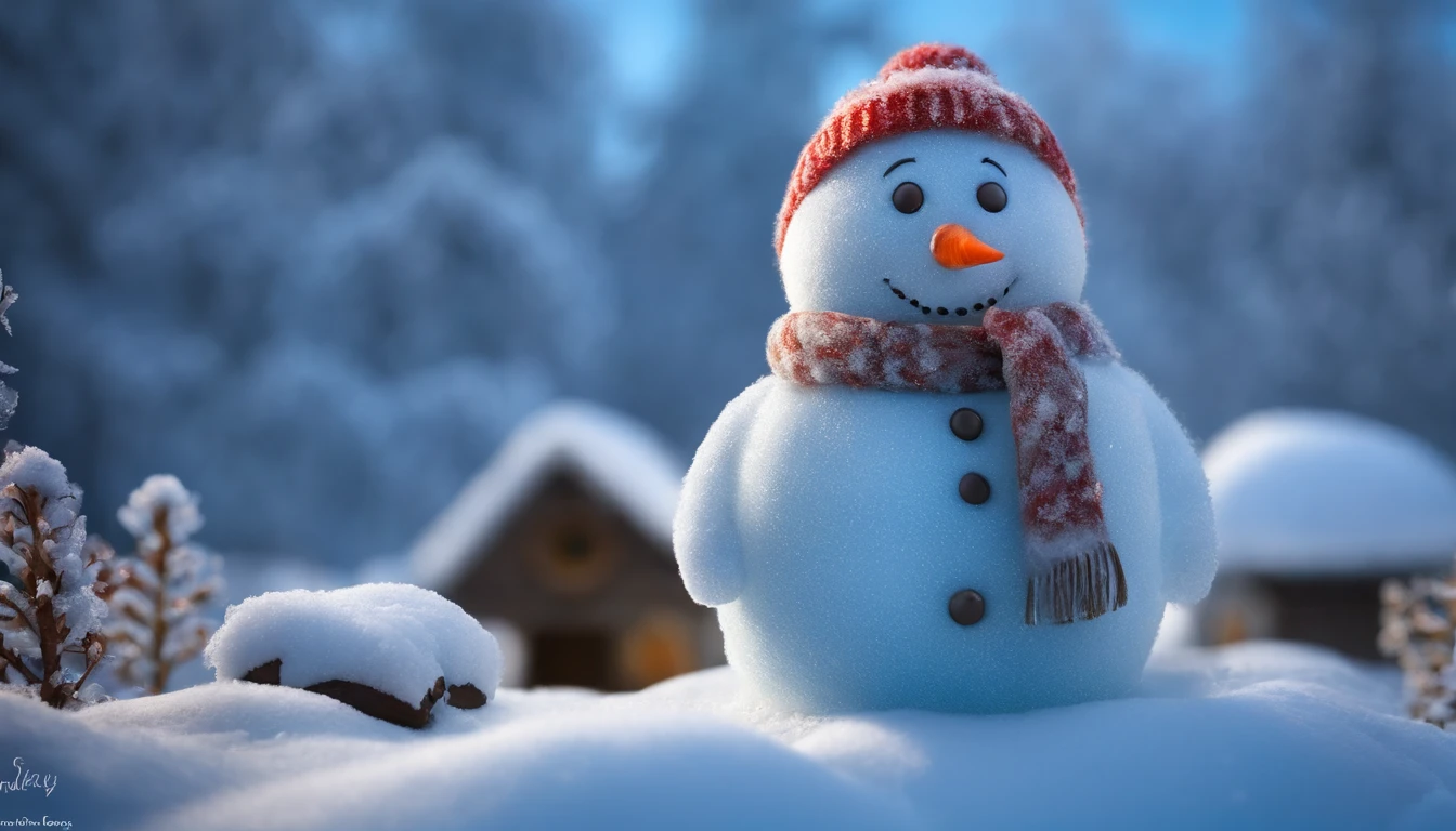 There once was a little ice man named Frosty. He lived in a magical land where everything was made of snow and ice. Frosty was special because, unlike the other ice figures, he could talk!