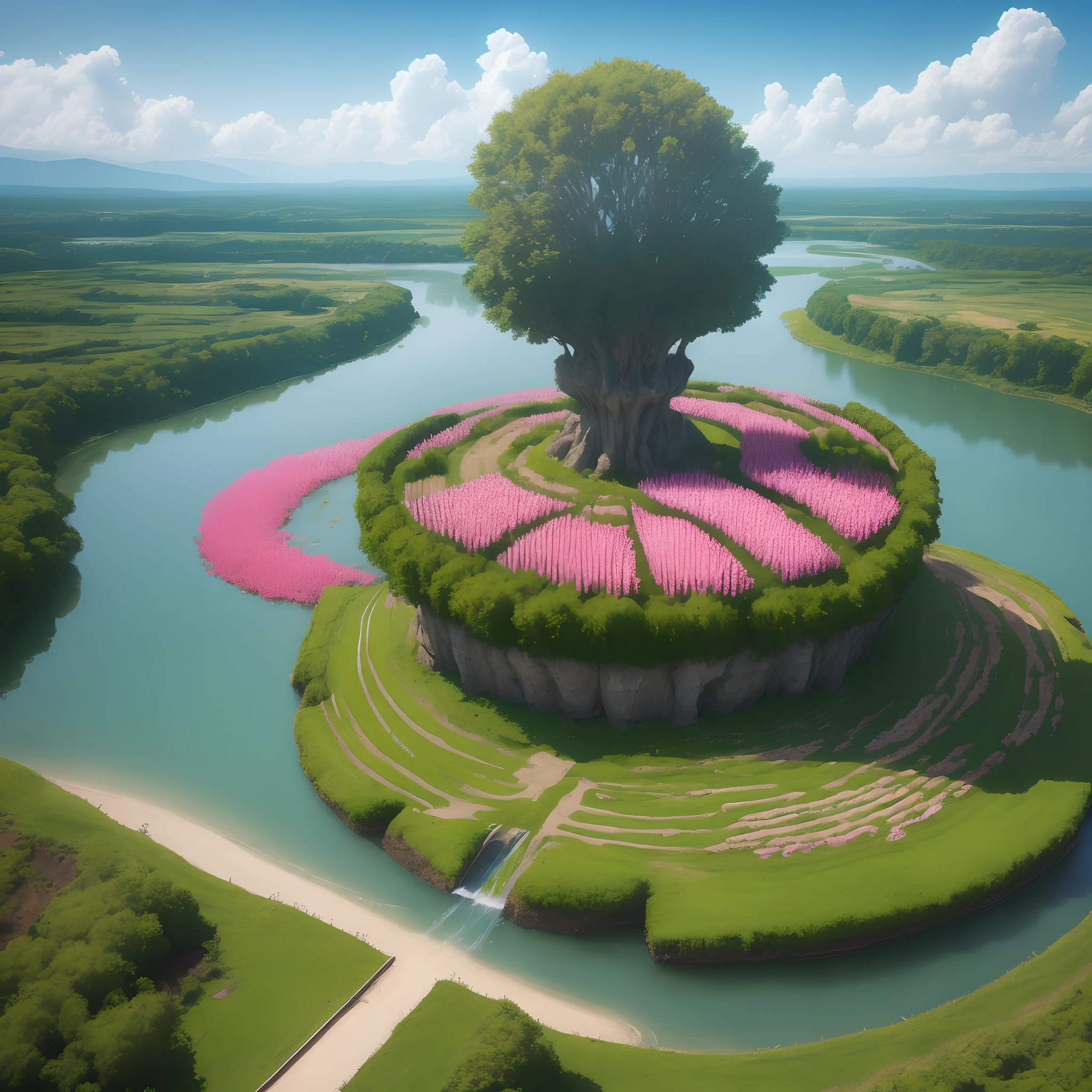 A giant water flower