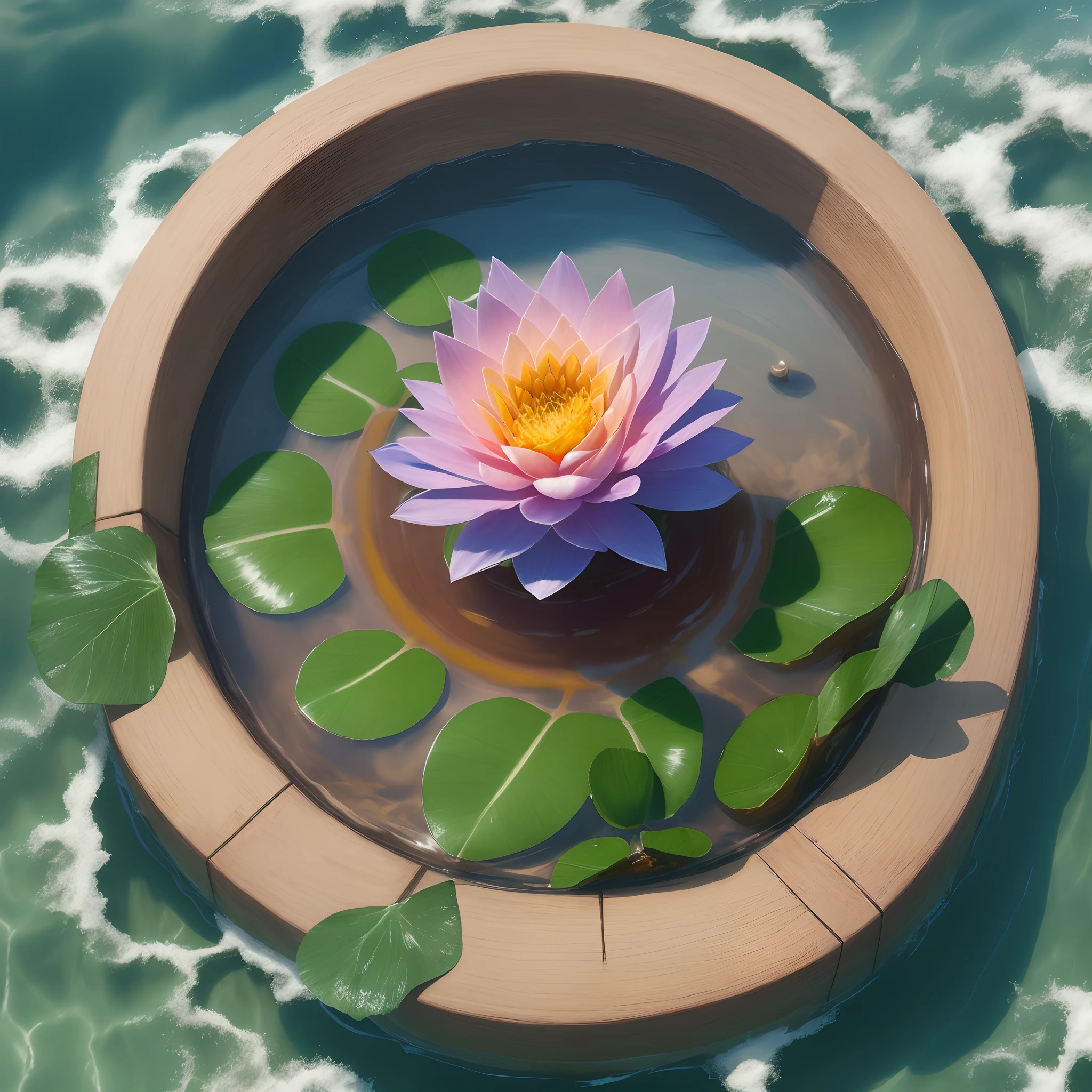 A giant water flower
