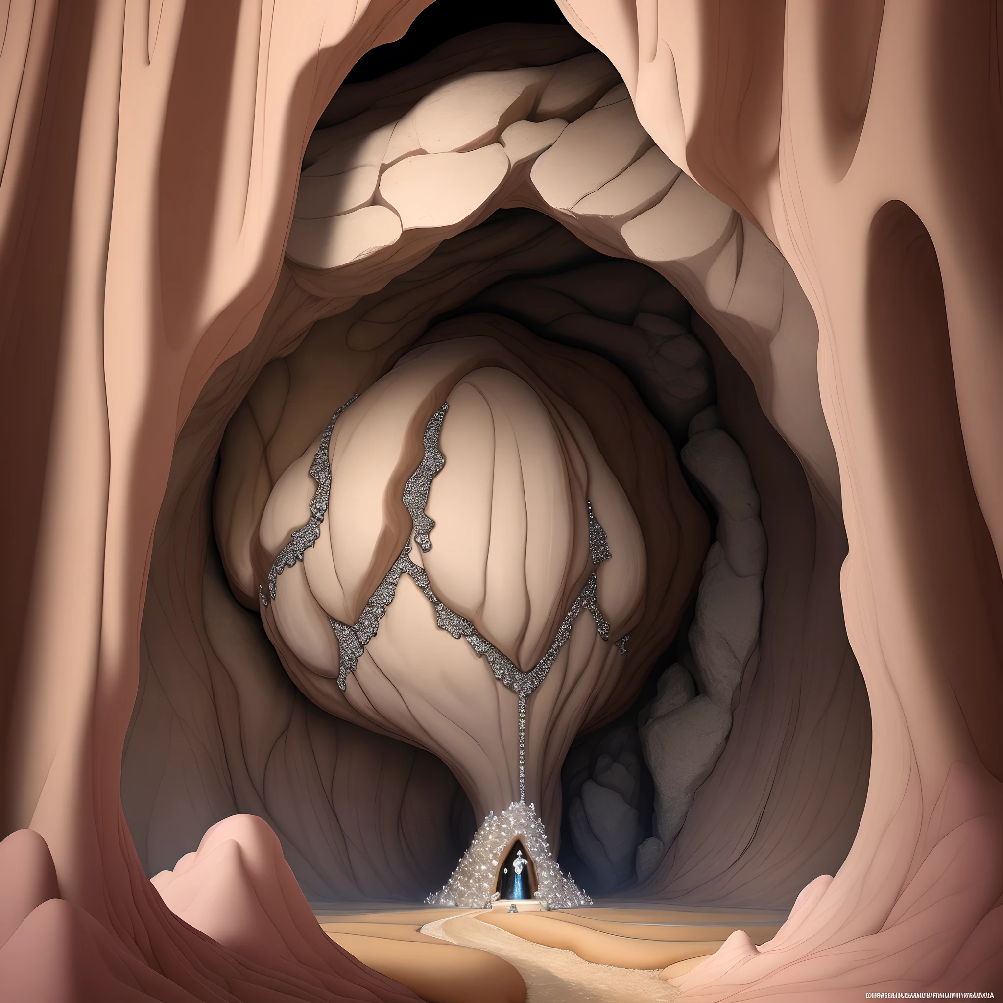 Uma caverna de diamantes