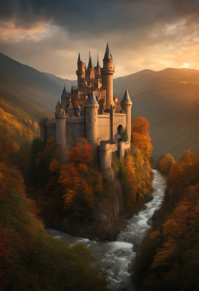 Castle of Cairparavel with several Narnians around it