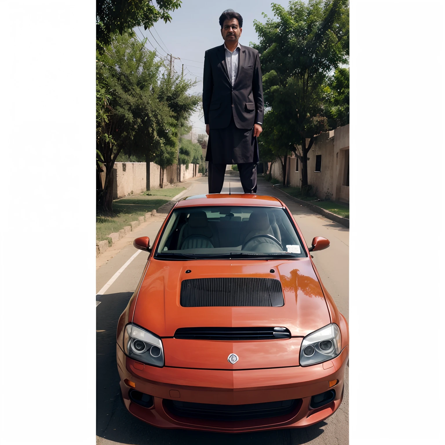 with pakistani car