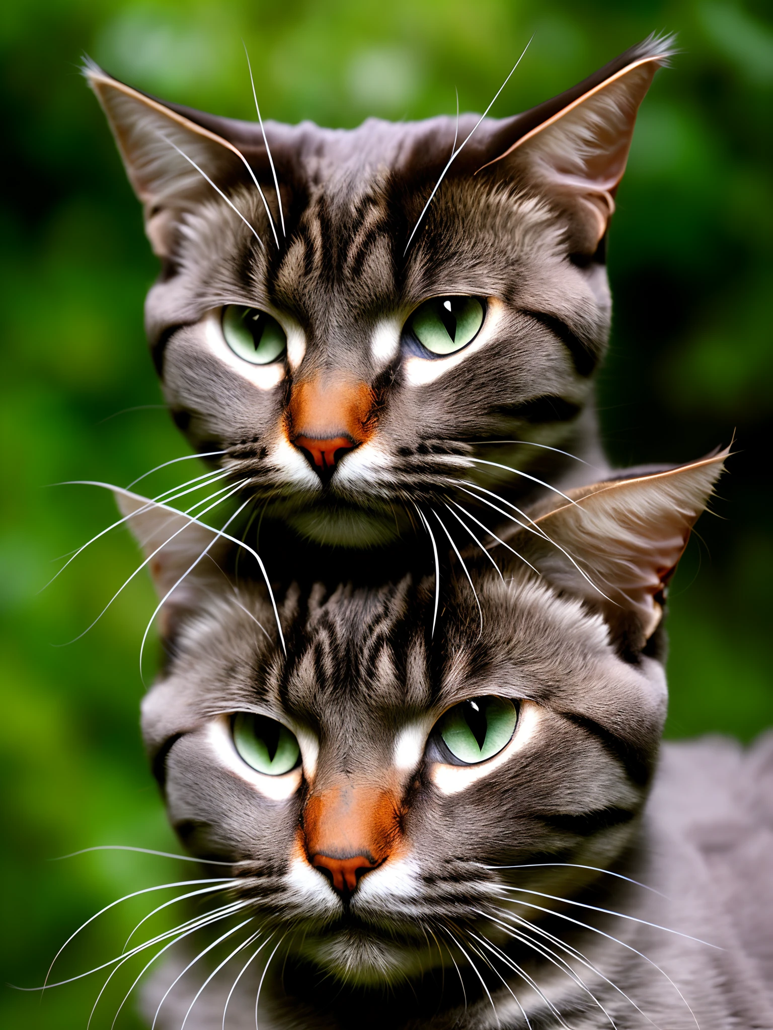 Mytological Medusa as a warrior cat
