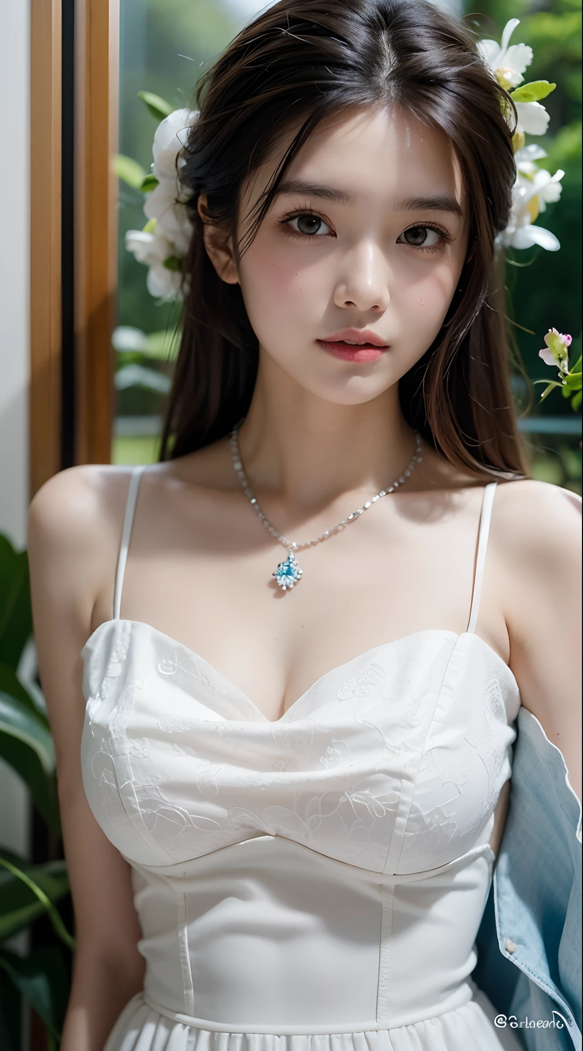 ((One guy,adrian ghenie,jenny saville,edward hopper,dark art by james jean,Takato Yamamoto)),(RAW photos,best qualtiy),(Nostalgia,1980s)),(A girl with a literary touch:1.2),closeup of face,(photorealestic,photograph realistic:1.3),Extremely Delicately Beautiful,Amazing,Fine details, tmasterpiece,Hyper-detailing,A high resolution,Most Best Illustration,Best shadow,复杂,depth of fields,1girll,(long leges:1.4),long whitr hair,messy hair,((((low tune,Dark scene,Dim light)))),plumw,cropped shoulders,Crisp chest half exposed,huge tit,Prom Dresses,Advanced coiled hair,((gentlesoftlighting:1.4))),(paleskin:1.4),(smile shy),(Movie Angle),tack sharp focus,volume fog,8K UHD,digital SLR camera,high qulity,(filmgrain:1.4),富士XT3,(looking at viewert)