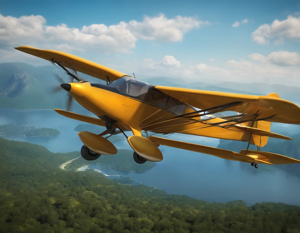 (best quality,ultra-detailed,realistic,hdr,professional),(landscape),(3d_rendering),(floating aircraft),(vivid colors),(soft lighting),(no background)