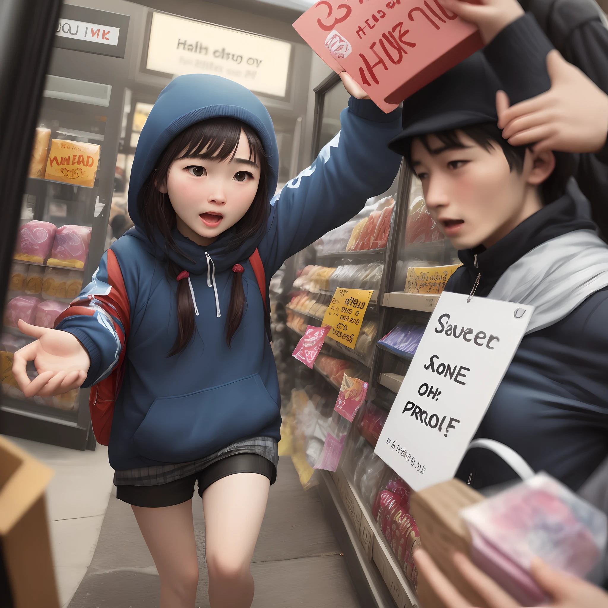 A person who is desperate to buy something