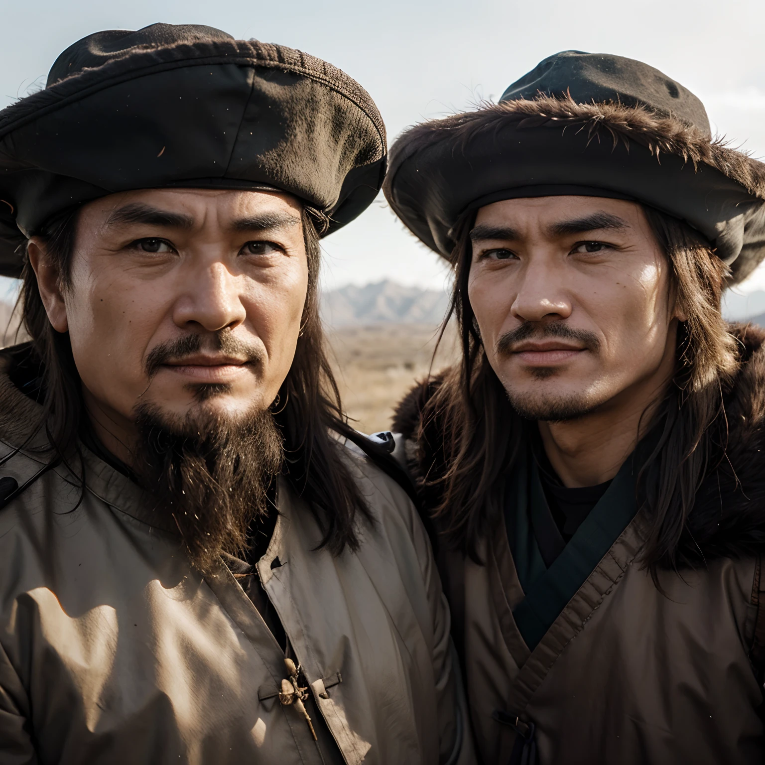 They were nomadic and lived scattered, sem um Estado que os unificasse. Genghis Khan