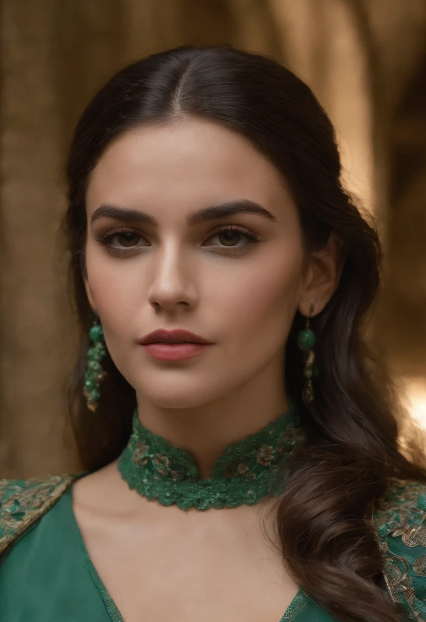 Taraneh Alidoosti Maquillaje pesado persa Emilisia Gomezi, alto, splendid, Spanish ancestry, Age 23 years, piel suave, cabello negro. Cuello de tortuga de color rojo, Pantalones ajustados negros, Collar de plata simple, Working in the underground base, Altamente dealtoado, bien iluminado, 8k, Artifact Review, holding a long whip. Dealtoe asombroso, slim curvy, alto, Vestido de verde oliva, escote,