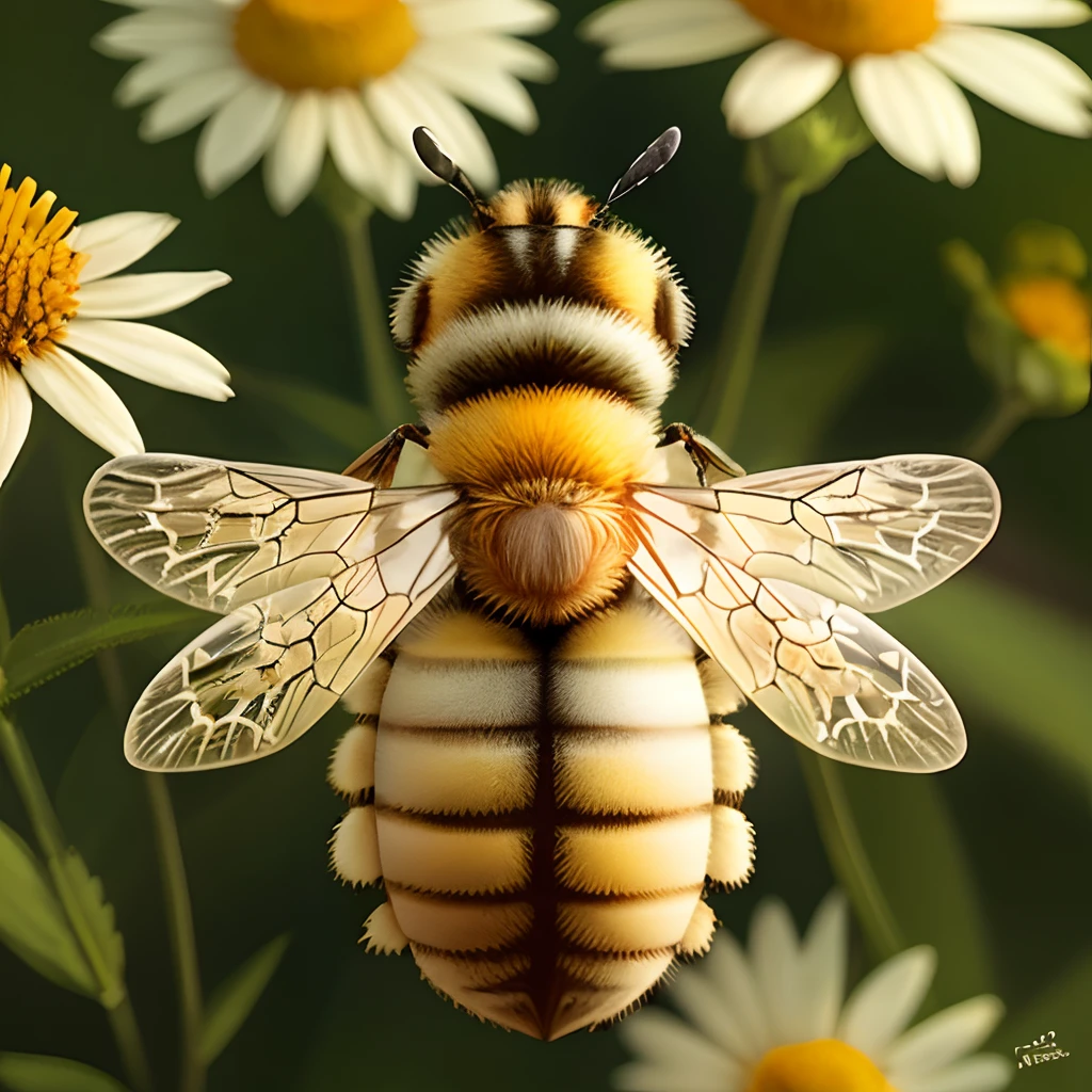 Bee, naked , showing