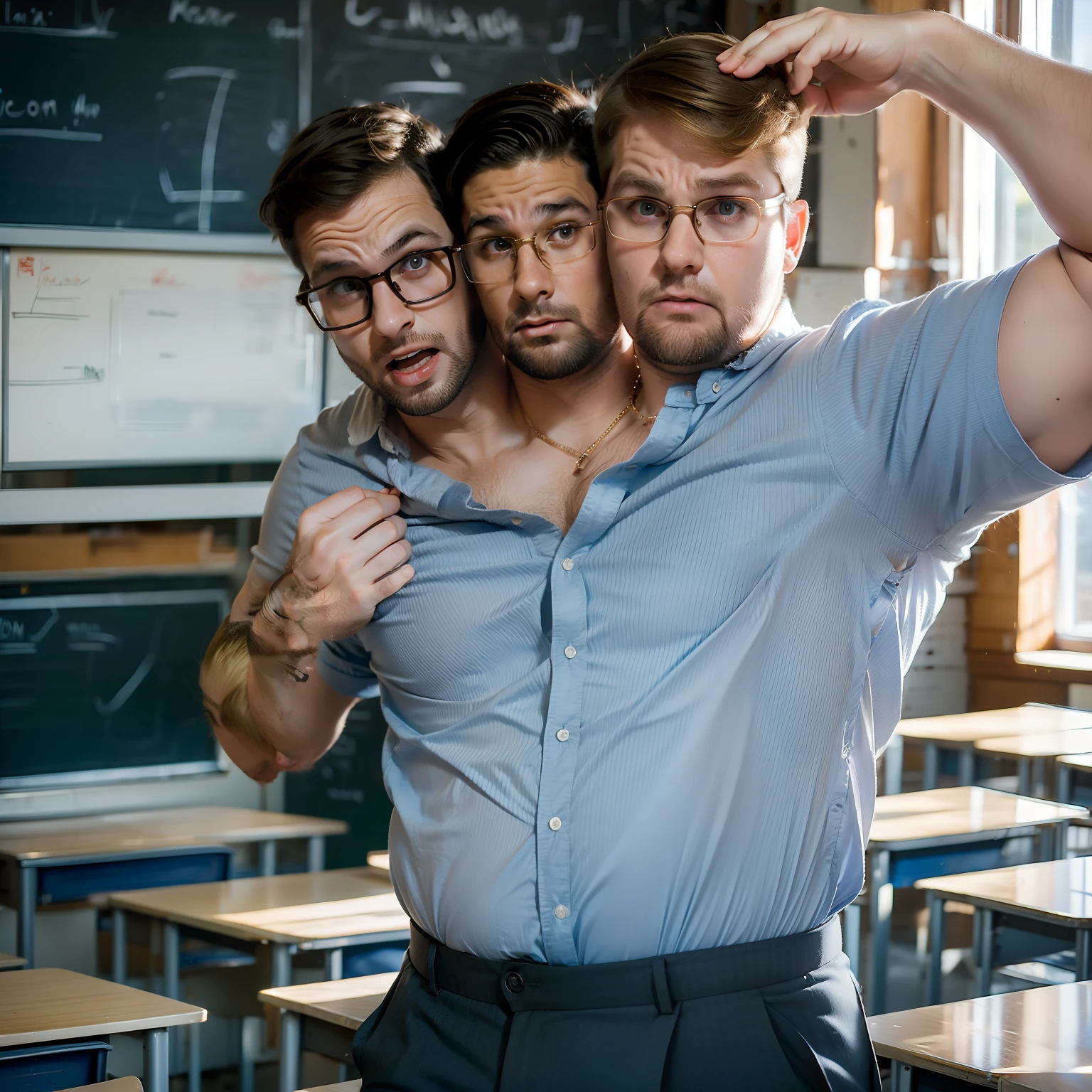 Male teachers teaching teens how to fuck