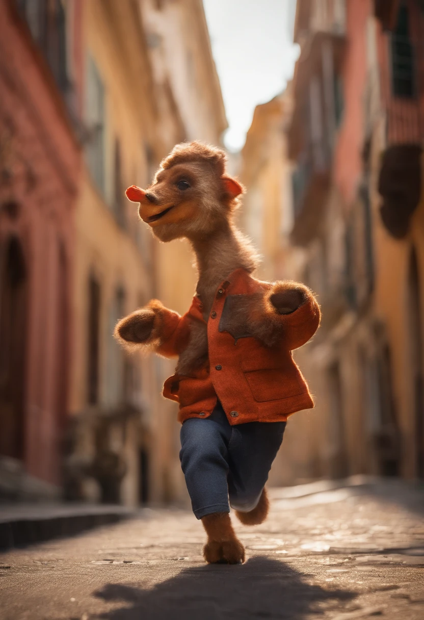 (best quality,4k,8k,Altas,master part:1.2),ultra-detalhado,(Realistic,fotorrealista,photo-realistic:1.37),animated film,Pixar,Disney,"Manaus",Personagens coloridos,encantadores amigos animais,momentos emocionantes,sonhos se tornando realidade,Musical Extravaganza,extravagant illustrations,cores vibrantes,luzes cintilantes,Magic Stage,Figurinos atraentes,Floresta Encantada,performances cativantes,Dazzling fireworks,Exciting dance routines,breathtaking stunts,protagonista cativante,Funny helpers,Sinta-se bem ambiente,trilha sonora edificante,Final feliz,Memorable storytelling,Obra-prima atemporal,Perfect balance between mood and emotion,Magic Day,unforgettable experience,Unrivaled Animation Techniques,impressive attention to detail,alegre e divertido,narrativa criativa,Promotes imagination and dreams,festa visual colorida,magical landscapes,fantastic creatures,Charismatic and relatable characters,Catchy expressions and gestures,Design de personagem magistral,Imaginative construction of the world,maravilhosa mistura de fantasia e realidade,Celebration of friendship and passion.